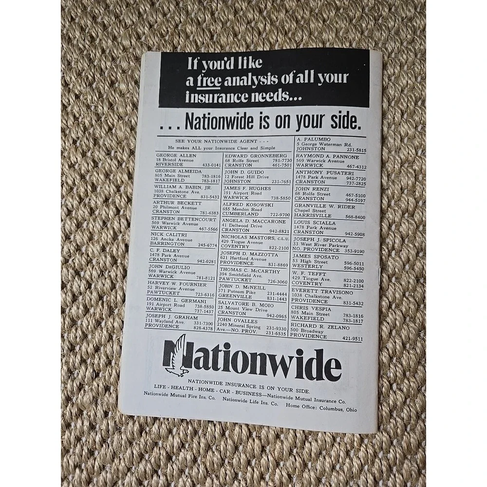 Rare Redd Foxx Warwick Musical Theatre RI Paper Program 7/21-7/26, 1975 VGUC